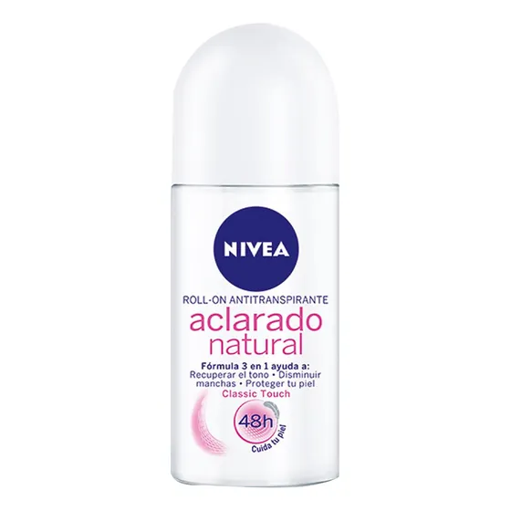 Desodorante Roll-on Nivea Aclarado Natural 50ml