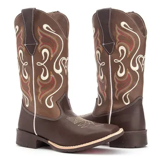 Bota Texana Country Em Couro LegĂtimo Bota Texana Country Em Couro LegĂtimo