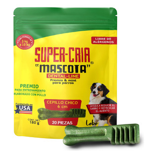 Premio Para Perro Dental Line Super Cria Cepillo Ch 20p 180g Premio Para Perro Dental Line Super Cria Cepillo Ch 20p 180g