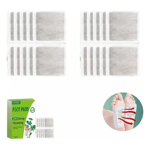 20pcs Detox Foot Pads Melhoram Os Remendos De Limpeza Do Son