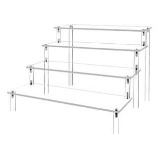 Suporte De Exibição Transparente Com Elevadores De Acrílico Suporte De Exibição Transparente Com Elevadores De Acrílico