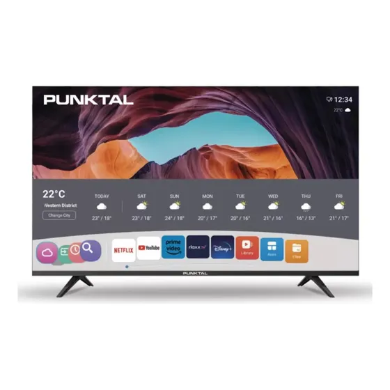 Televisor Tv Punktal Fhd Frameless Smart 40  Pk-40 Wos Jhc