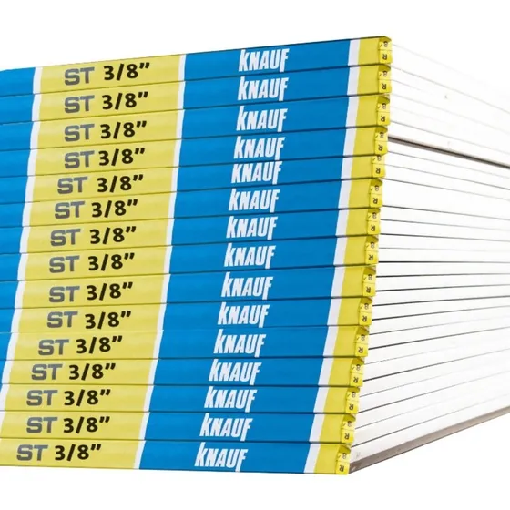 Laminas Drywall Medidas 1.22 X 2.44 Espesor 3/8 P/techo