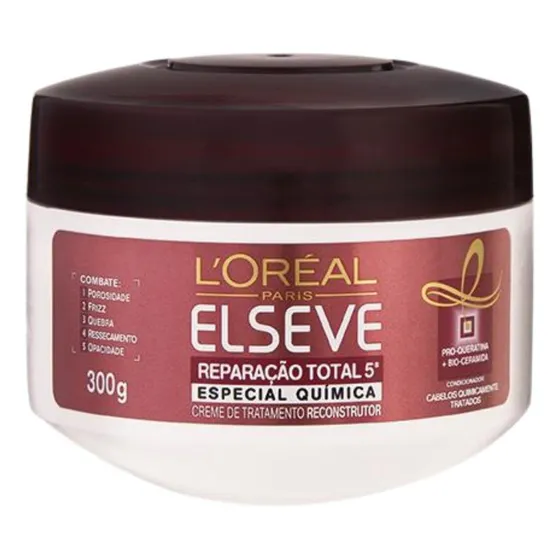 Creme De Tratamento L'oréal Elseve Reparação Total 5 - 300g