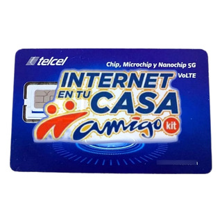 Chip Para Modem Prepago Telcel Internet Casa Amigo Kit Chip Para Modem Prepago Telcel Internet Casa Amigo Kit