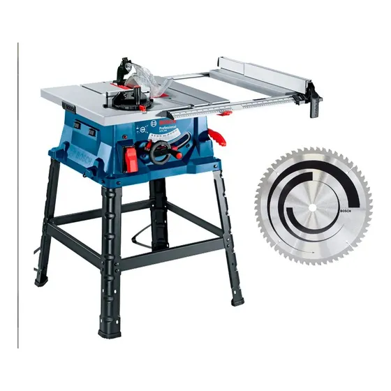 Sierra Circular De Banco Mesa Pie Bosch Gts 254 1800w +disco