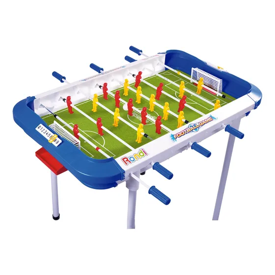 Metegol Rondi Football Game con 2 Pelotas y Contador de Goles - Patas desmontables - Blanco/Azul