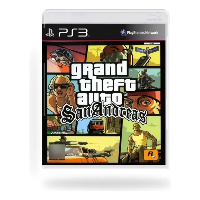 Grand Theft Auto Gta San Andreas  - Ps3 Mídia Física Novo