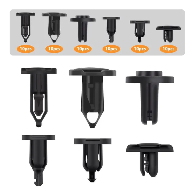Clips Retencion Parachoque Universal Para Guardabarro Empuje