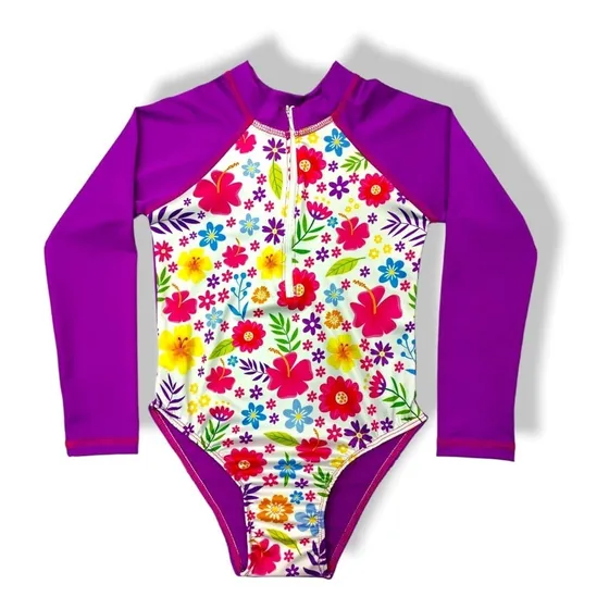Traje De Baño Entero Para Niñas! 