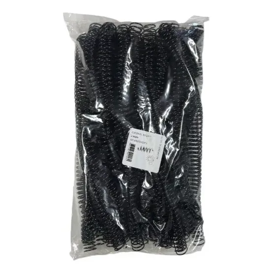 Espirales Plásticos Negros Para Anillar De 8, 10, 12 O 14mm.