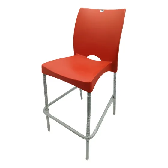 Silla Alta Barra Plastica Bar Exterior Interior H. 9716 Xavi