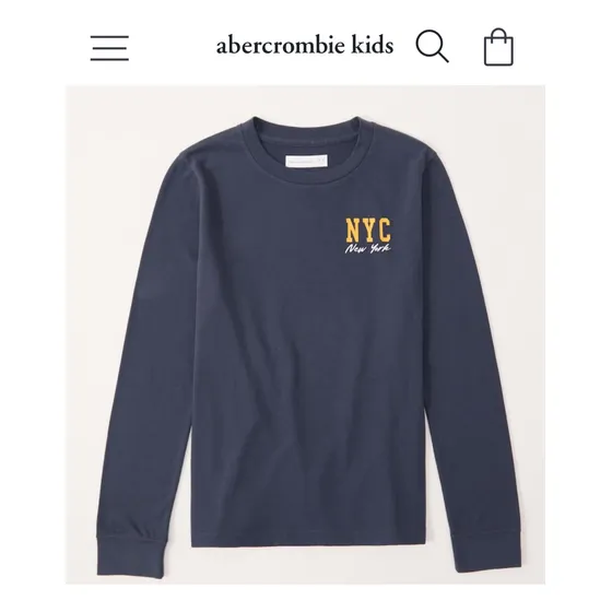 Abercrombie Franela Manga Larga