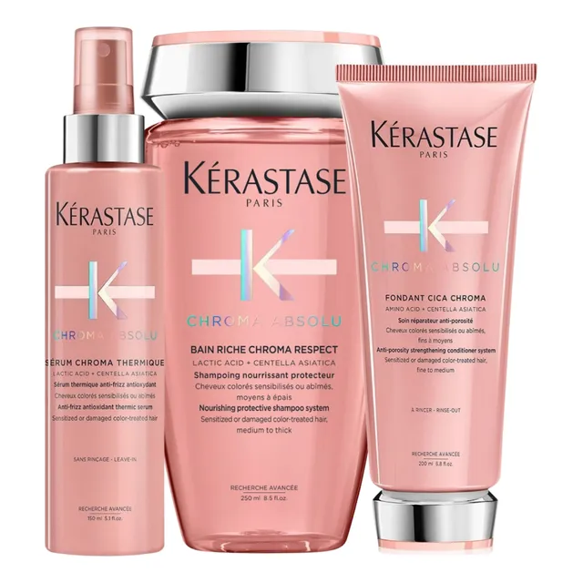 Kit Tratamiento Para Cabello Kerastase Croma Absolu 3 Pzas
