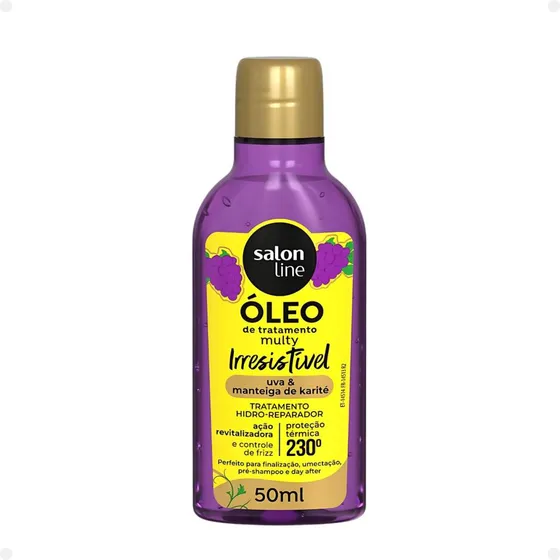 Óleo Salon Line Multy Óleo De Uva E Manteiga De Karite 50ml