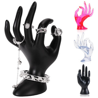 Mano Exhibidor De Anillos Soporte Para Joyería Joyas Maniqui Mano Exhibidor De Anillos Soporte Para Joyería Joyas Maniqui