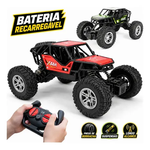 Carrinho Controle Remoto Esportivo Laranja C/Luz Castela 1:16