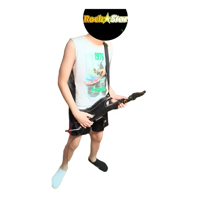 You Rock!  Guitarra Level Up Rockstar Para Videojuegos