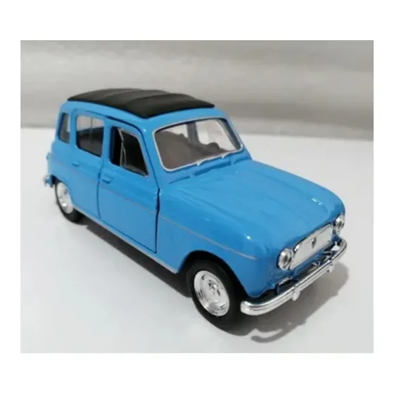 Renault 4/ Escala 1:32/ Metálico/ 12.5cms Largo/ Welly