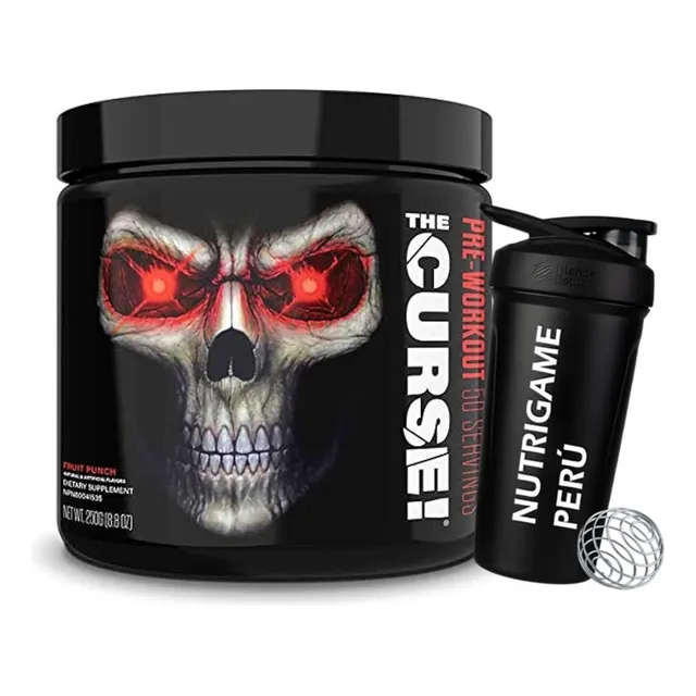 Pre Entreno Jnx Sport The Curse 50 Servicios + Shaker