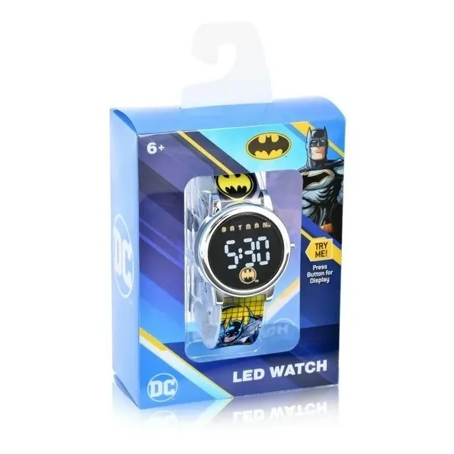 Reloj Led De Batman Dc