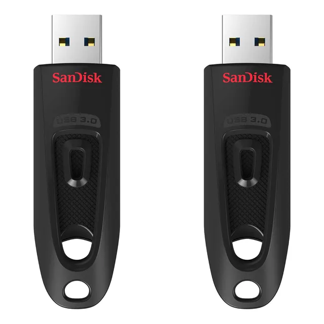 2 Pendrives De 64 Gb Sandisk 2-pack Ultra Usb 3.0 2x - Sdcz4