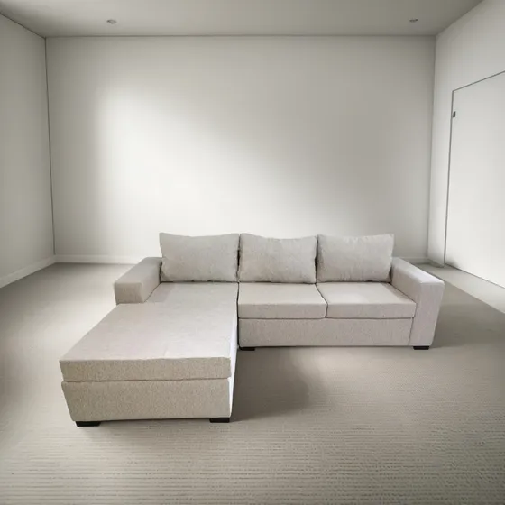 Sillon Esquinero L 2,50 X 1,80 Mts / 3 Cps + Camastro Movil