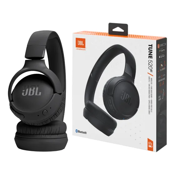 Fone Jbl Bluetooth Headphone Tune 520bt  1 Ano De Garantia