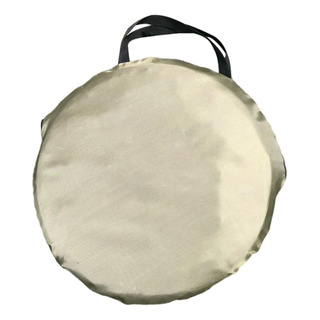 Bolsa De Basura De Jardín Doblada Maneja Contenedor De Bolsa De Basura De Jardín Doblada Maneja Contenedor De