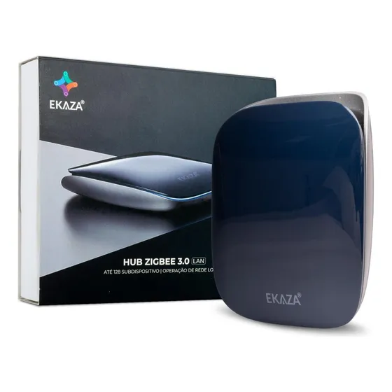 Hub Zigbee Ekaza 3.0 - 30m Alcance, 128 Conexões
