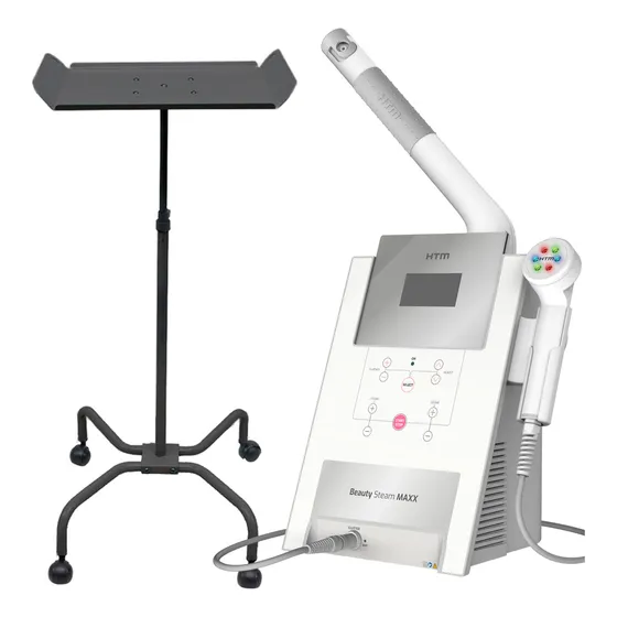 Beauty Steam Maxx Htm Vapor De Ozônio + Mesa Auxiliar Cor Preto 127V/220V
