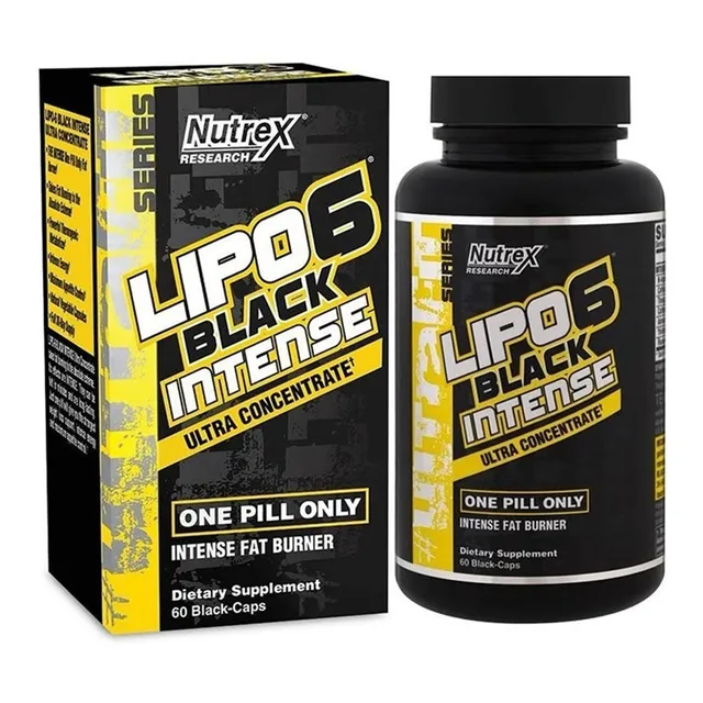 Quemador De Grasa Lipo 6 Black Intense Ultra Concentrado 