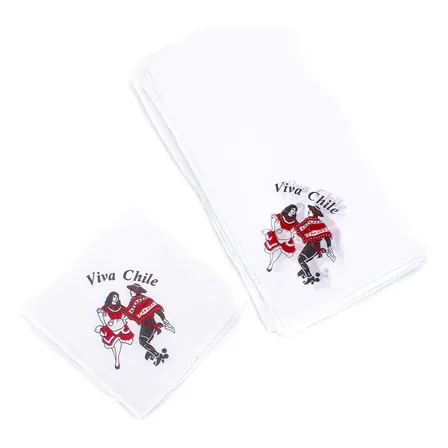 Pack 12 Pañuelos De Cueca Estampados, Diseño Elección