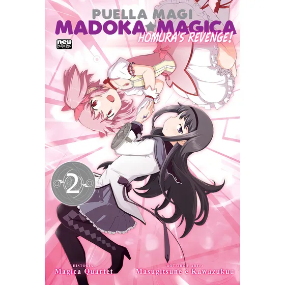 Madoka Magica: Homuras Revenge - Vol. 02 (final), De Quartet, Magica. Editorial Newpop Editora, Capa Mole Em Português