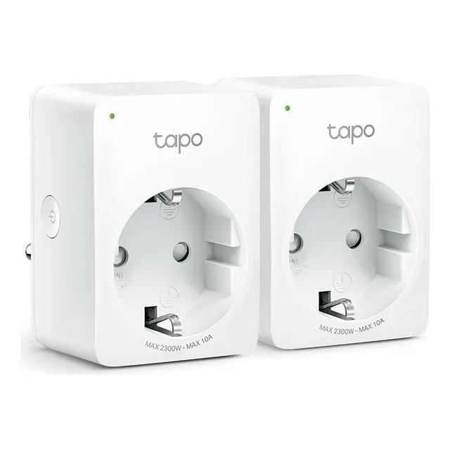 Interruptor Smart Plug Mini Tapo P100 Pack X2 Tp-link