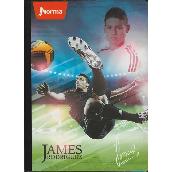 Antiguo Cuaderno James Rodriguez Norma