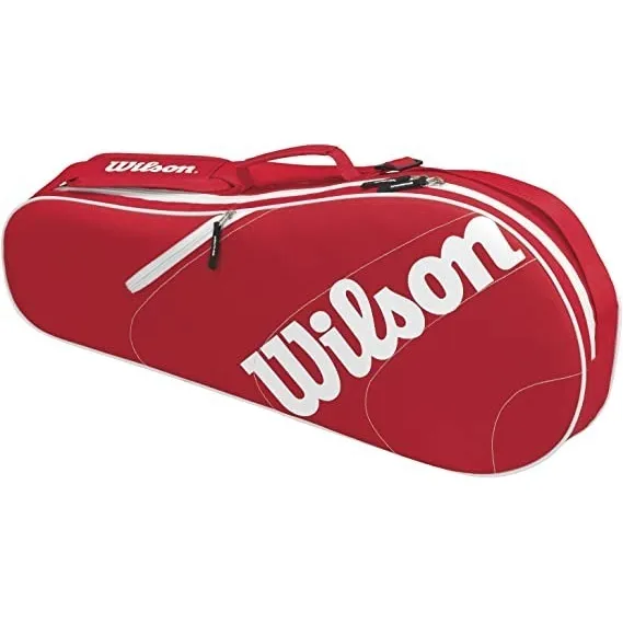 Estuche Para Raquetas Marca Wilson, 2 Bolsillos Con Cierre
