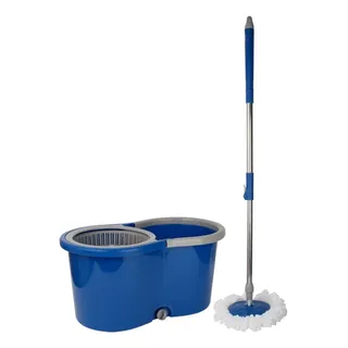 Clean Tech Mop Esfregão Giratório Balde Inox 13 Litros Sortido