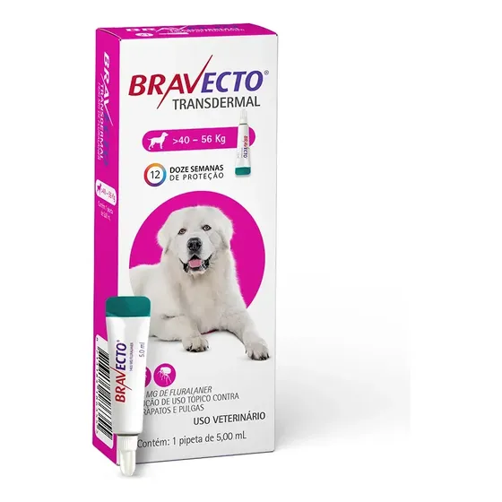 Antipulgas Bravecto® Cães 1400mg Transdermal Rosa
