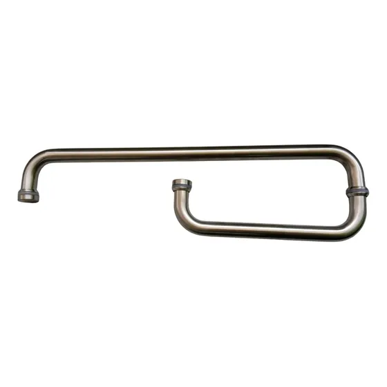Tirador Para Puerta De Baño Tipo L De Acero