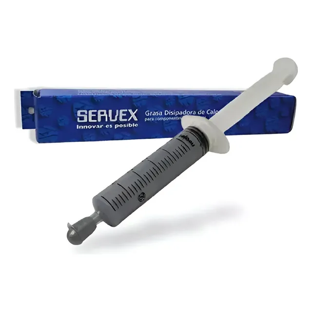 Servex || Grasa Disipadora Calor Metalizada Siliconada 10cc