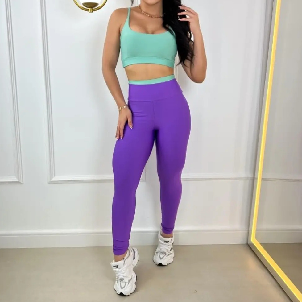 Conjunto Bicolor Feminino Suplex Premium