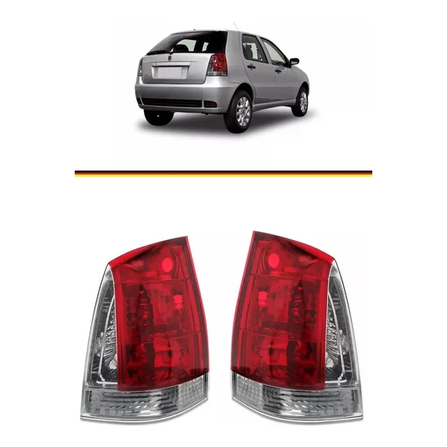 Par Lanterna Traseira Fumê Palio G3 Modelo Original