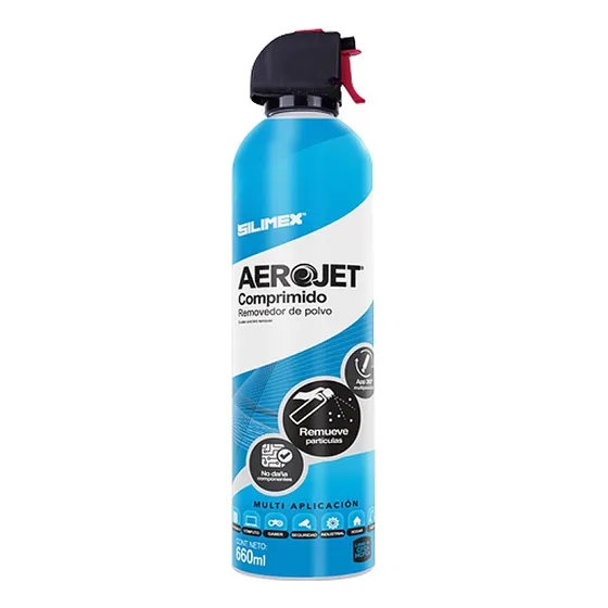 15 Pack Aire Comprimido Aerojet 660ml Ecologico Silimex