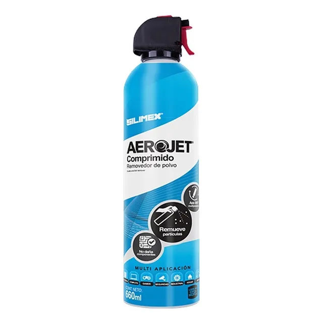 15 Pack Aire Comprimido Aerojet 660ml Ecologico Silimex