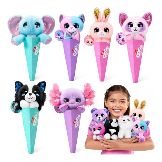 Peluche Coco Cones - Modelo Original Marca Zuru Animalitos !