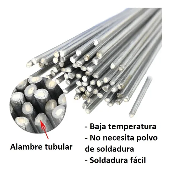 Varilla  Aluminio Con Fundente 0.2cm X 50cm  Soldadura