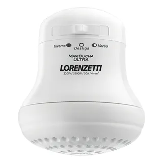 Lorenzetti Maxi Ducha Ultra Branco 5500w Lorenzetti Maxi Ducha Ultra Branco 5500w