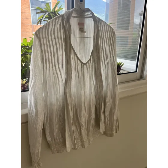 Blusa Dama Plateada Custo Talla 2 O S