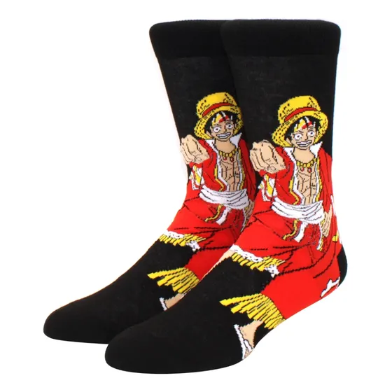  Medias Estampadas De Anime One Piece Talla Unica 36 A 44